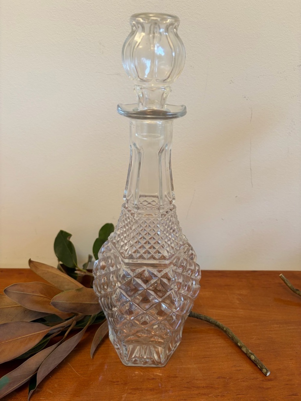 Anchor Hocking Wexford Vintage Decanter